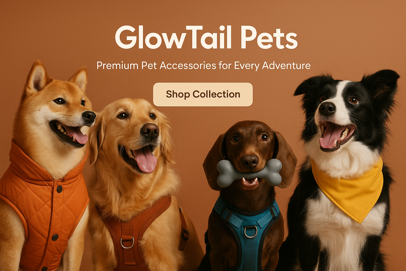 GlowTail Pets hero banner