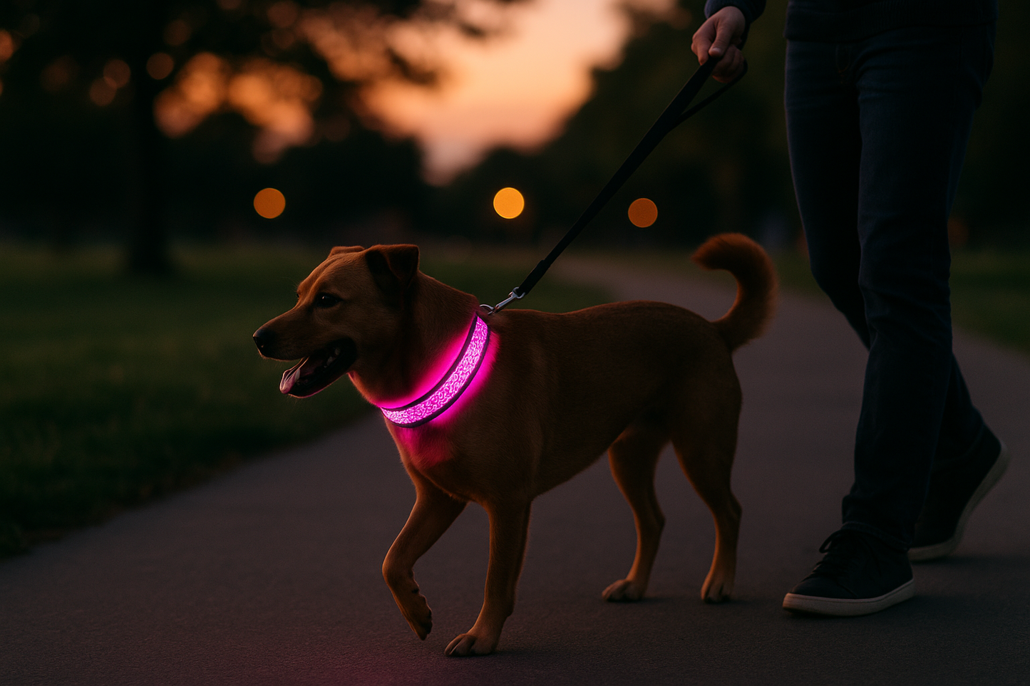 LED collar lifestyle image