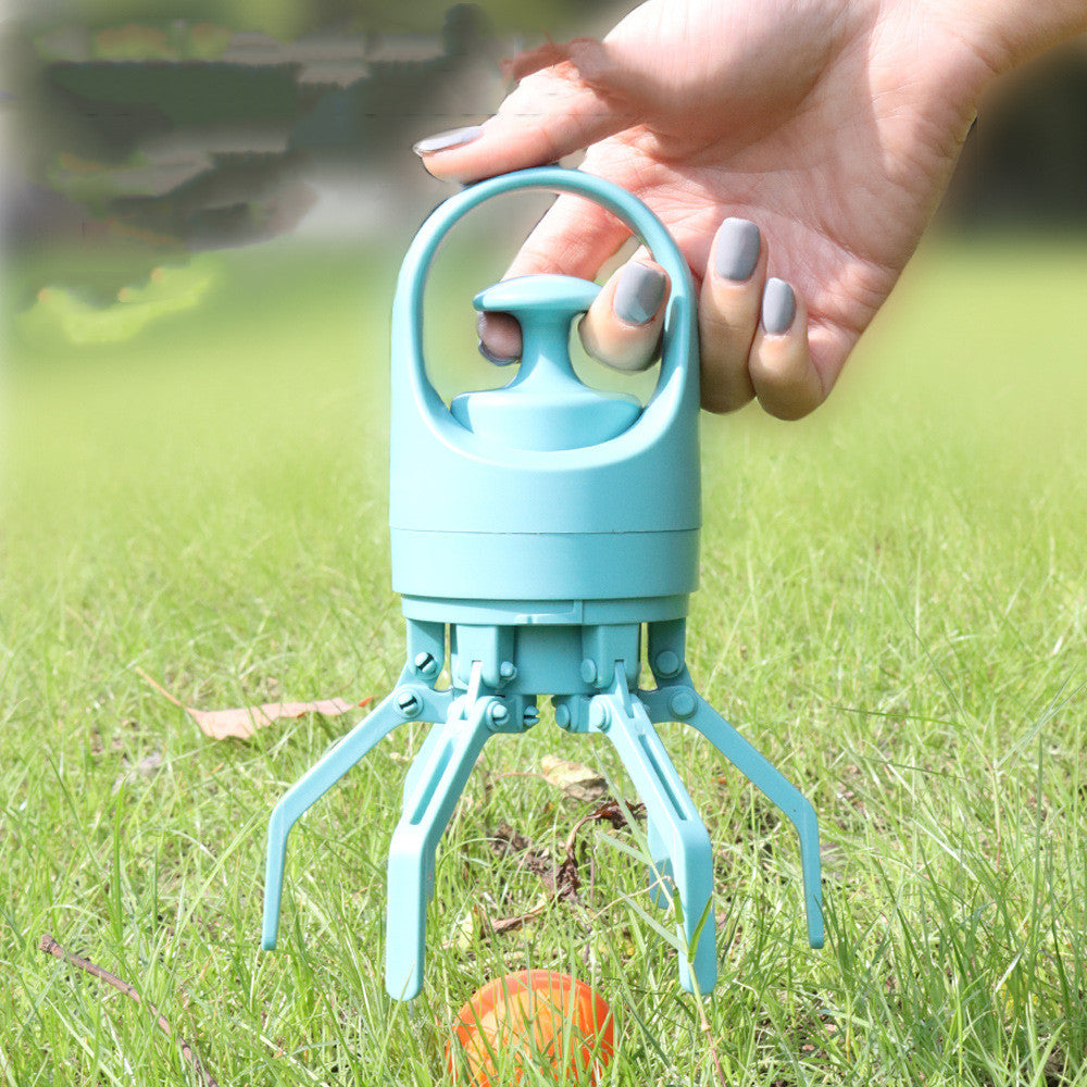 Dog Pooper Scooper with Poop Bag Dispenser - Portable Pet Waste Picker