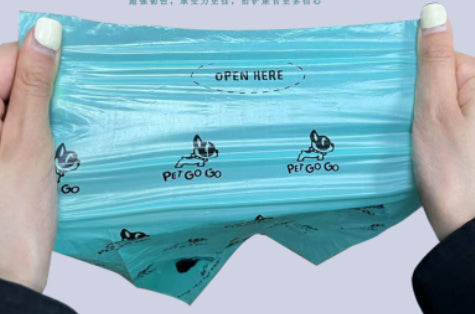 Dog Pooper Scooper with Poop Bag Dispenser - Portable Pet Waste Picker