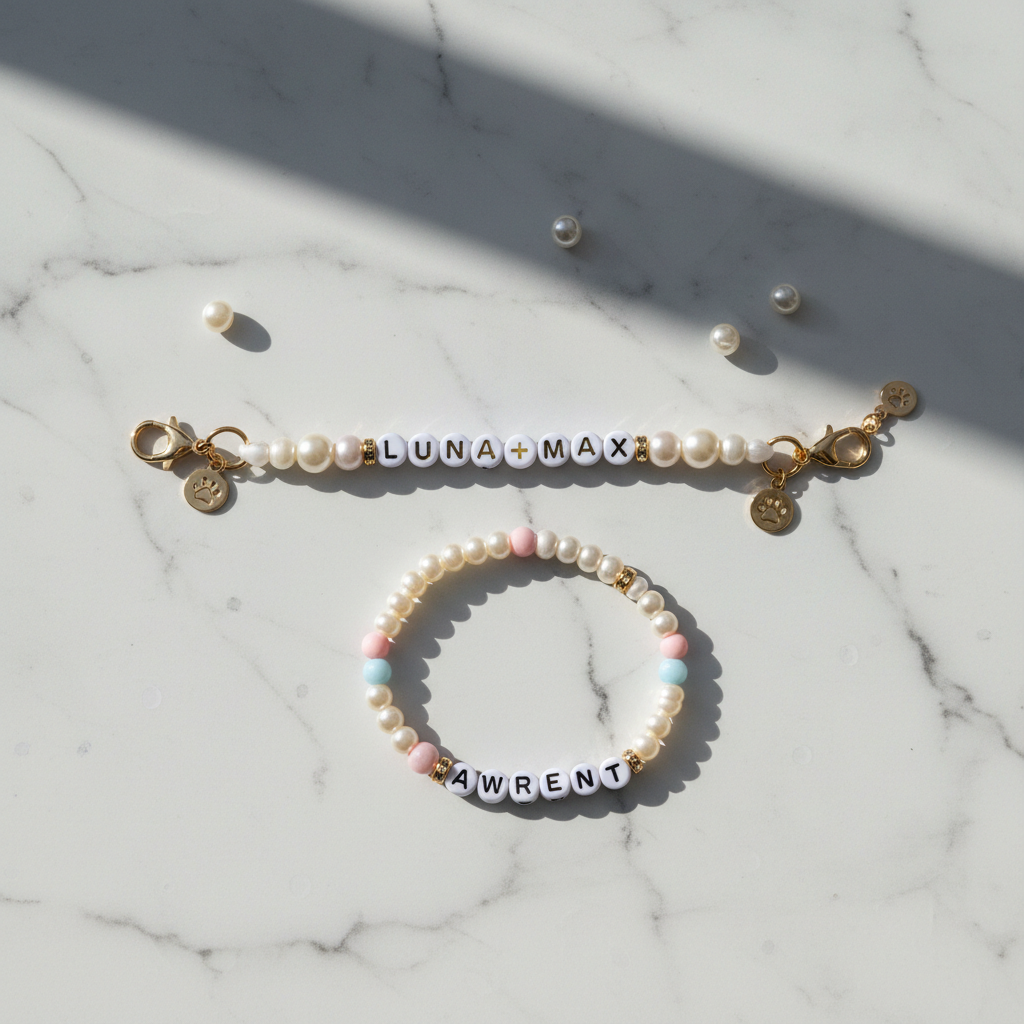 Flat lay with matching set