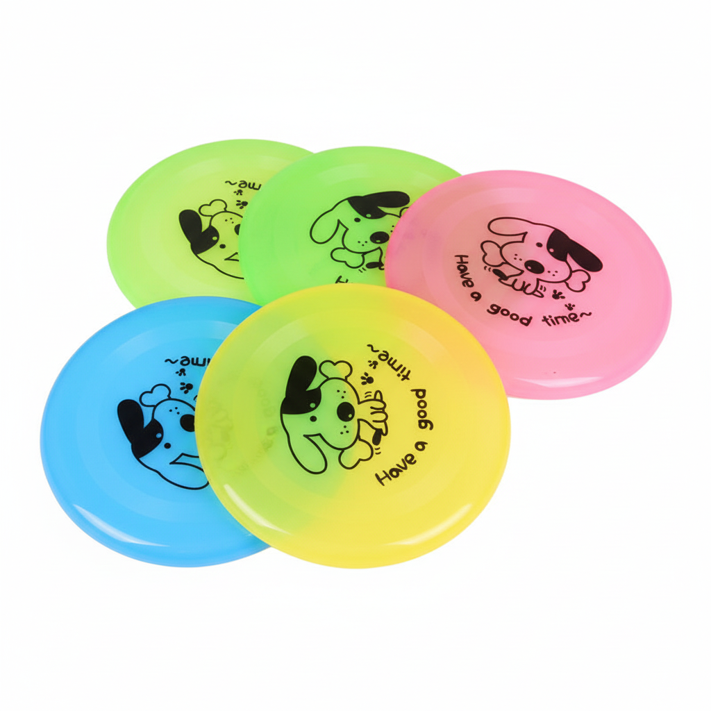 Four discs stacked showing all colors