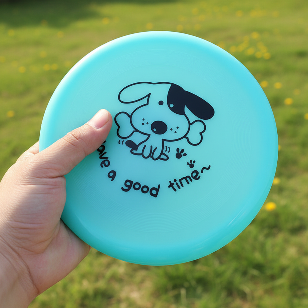 Hand holding flexible silicone disc