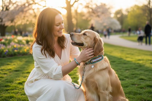 Owner and pet together